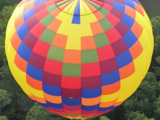 Proposal on board a hot air balloon on the Alabama Gulf Coast