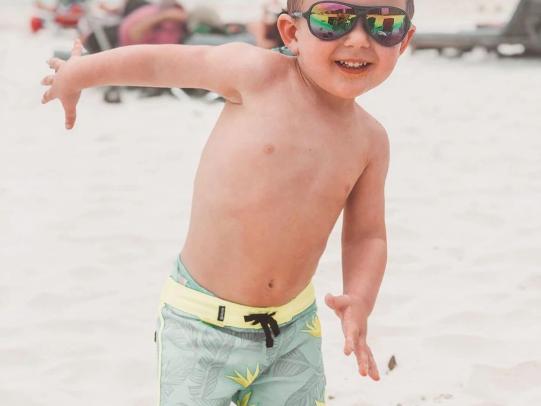 Young boy on Alabama's beaches