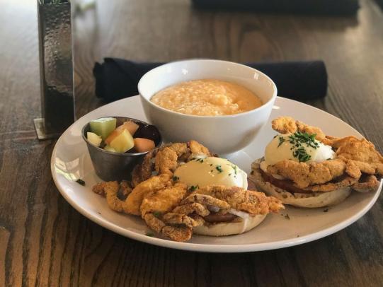 Brick and Spoon Crab Benny