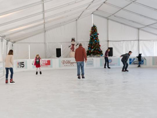 Ice Skating at The Wharf