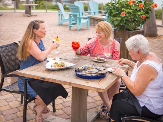 Ladies dining at Cobalt