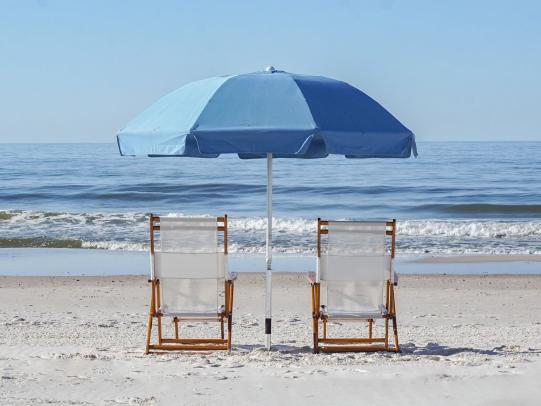 Beach Umbrella & Chairs in Gulf Shores