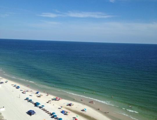 Gulf Shores beach crowd