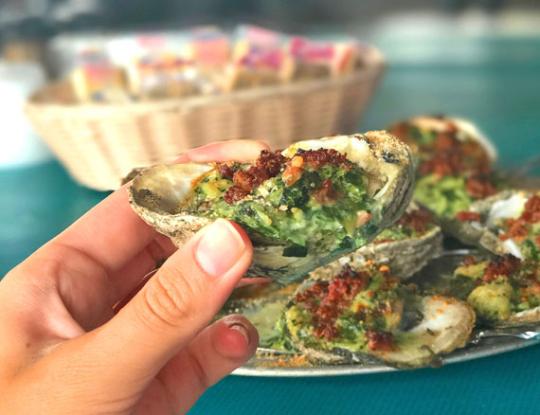 The Steamer and Baked Oyster Bar Mexican Oysters