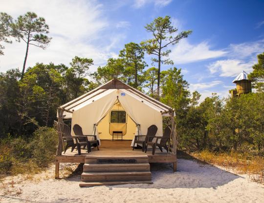 Campground at Gulf State Park in Gulf Shores AL