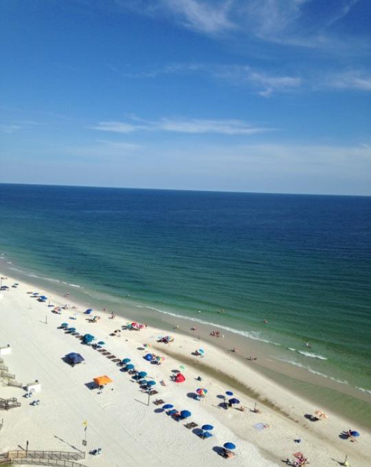 Gulf Shores beach crowd