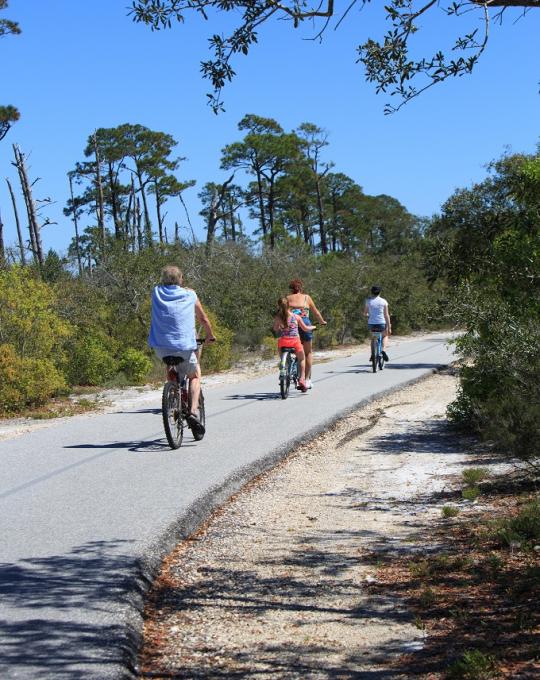 Family Biking Backcountry Trail