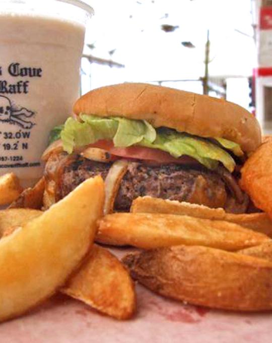 Pirate's Cove Marina & Restaurant Burger