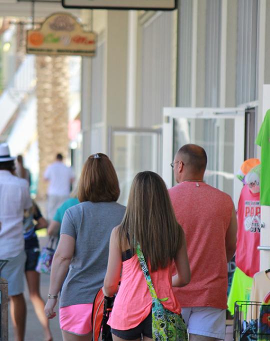 Shopping at the Wharf