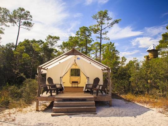 Campground at Gulf State Park in Gulf Shores AL