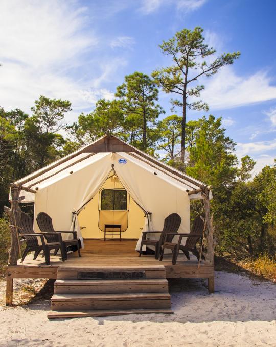 Campground at Gulf State Park in Gulf Shores AL