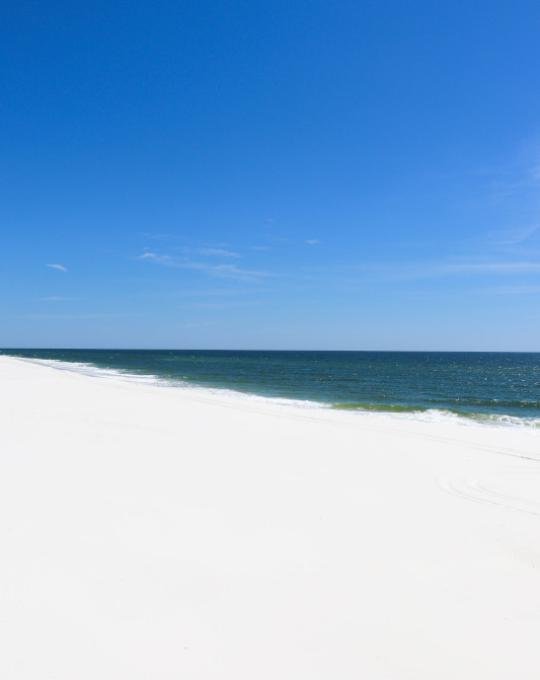 view of the beach in Gulf Shores AL