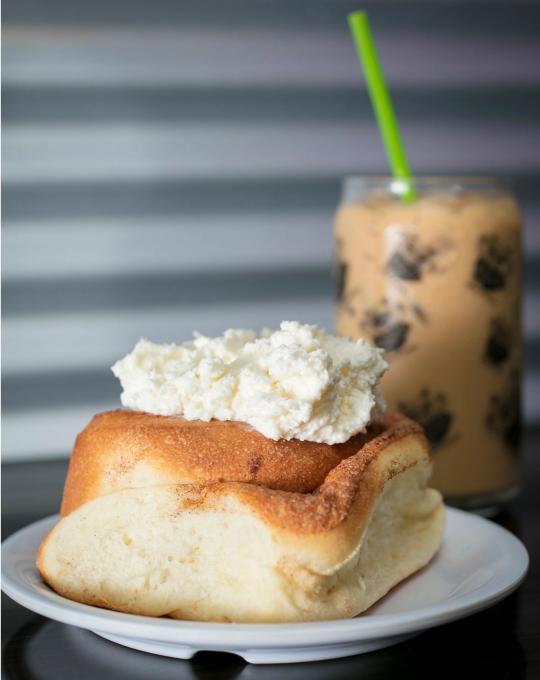 Coffee and pastries at Buzzcatz in Orange Beach, AL