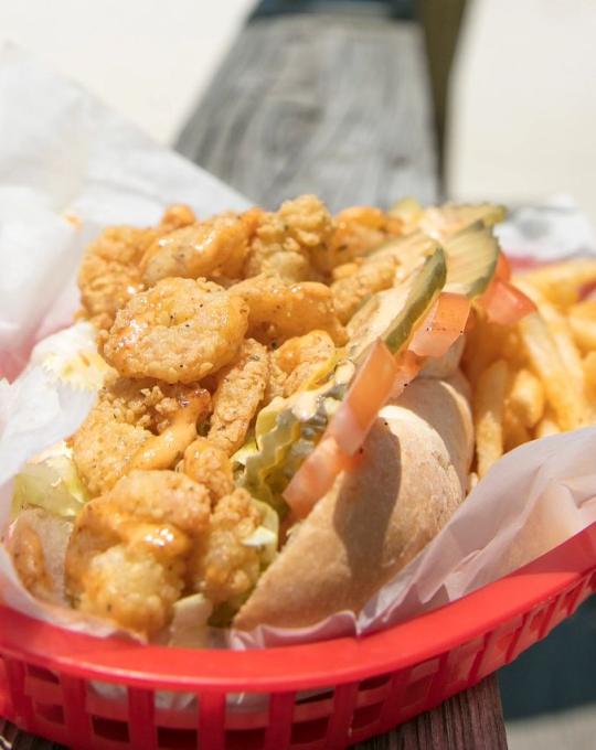 Poboys on Alabama's beaches