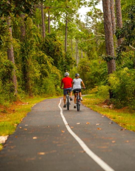 Biking in Gulf State Park