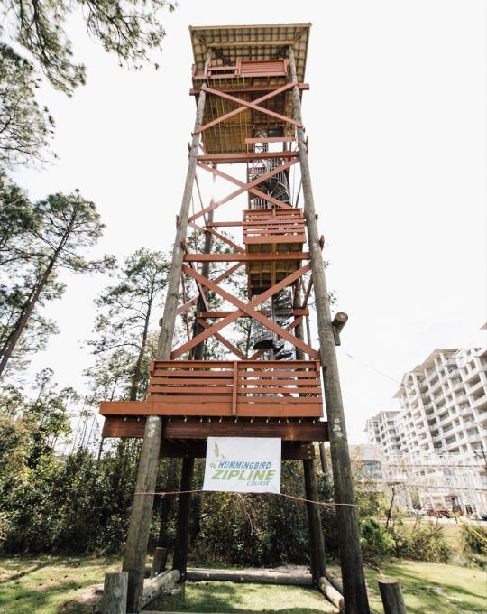 Hummingbird Zipline at The Wharf