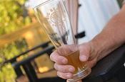 glass of beer from Big Beach Gulf Shores