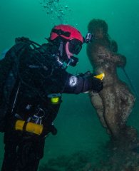 Poseidon's Playground dive site in Orange Beach