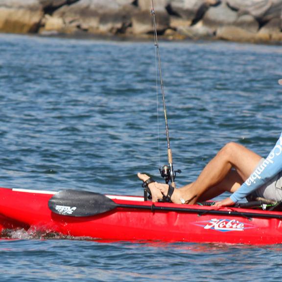 Kayak Fisherman wearing life jacket