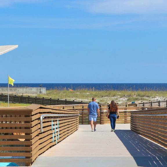 Walkway at Gulf State Park