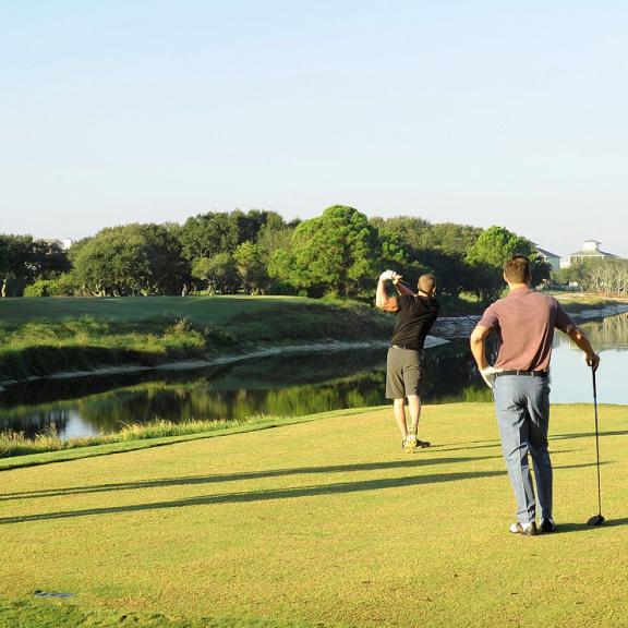 Golfers play on Alabama Gulf Coast golf courses