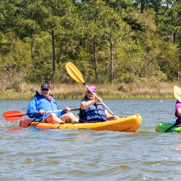 Group Kayaking in Orange Beach