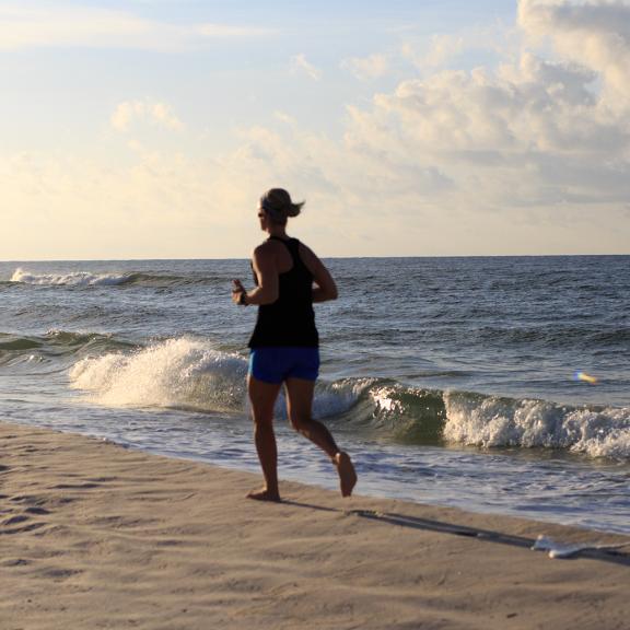 training on the beach - hero