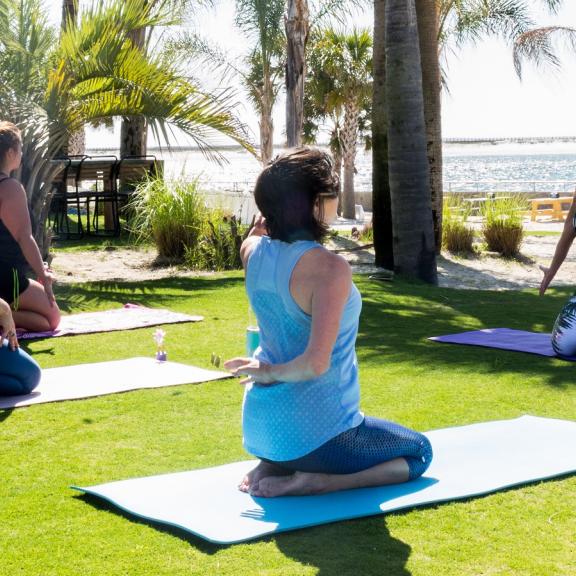 yoga at the Gulf Orange Beach