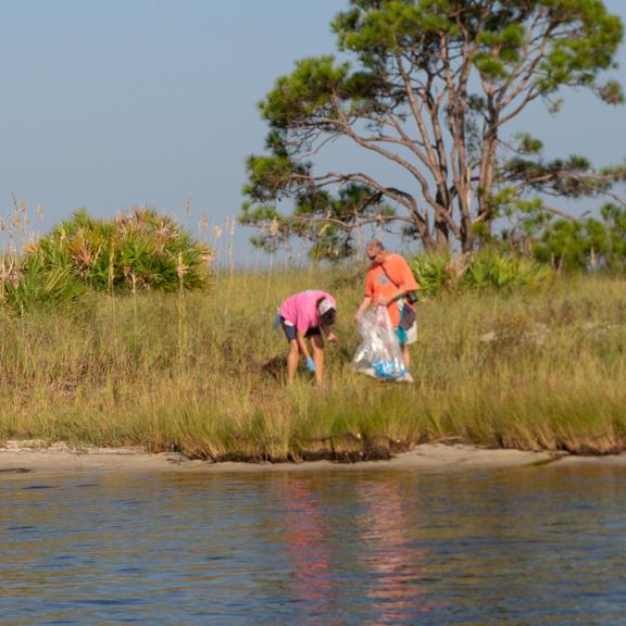 coastal clean up, gulf shores