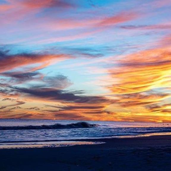 Sunset walks on Alabama's beaches
