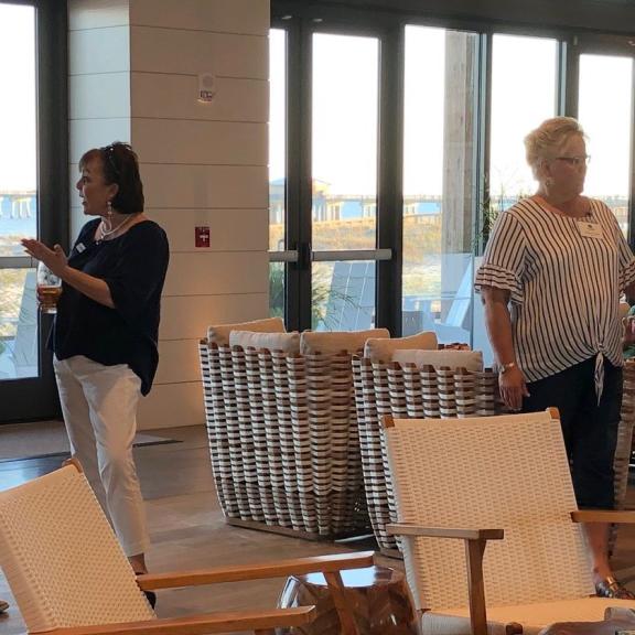 Meeting attendees at The Lodge at Gulf State Park