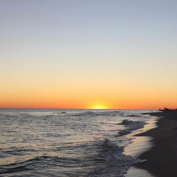 Sunset on Alabama's beaches