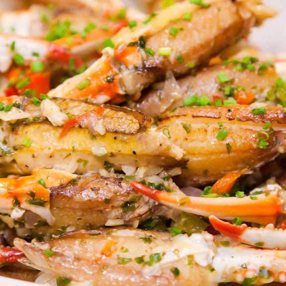 Sautéed crab claws