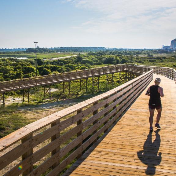 Running Gulf State Park