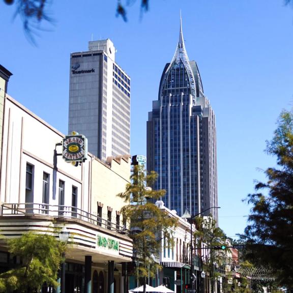 Downtown Mobile, Alabama