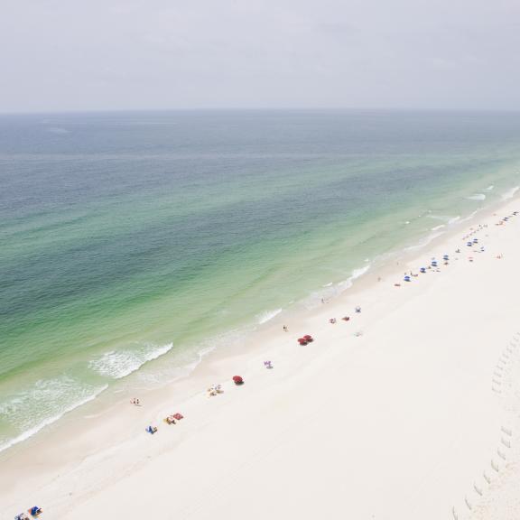 Gulf Shores Orange Beach Alabama White Sand Shoreline