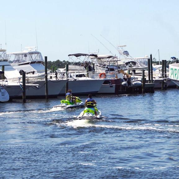 Jet Skiing in Bear Point