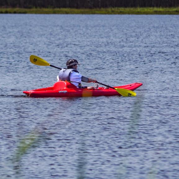kayaking Lake Shelby
