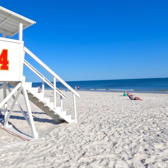 American flag lifeguard stand gulf shores al