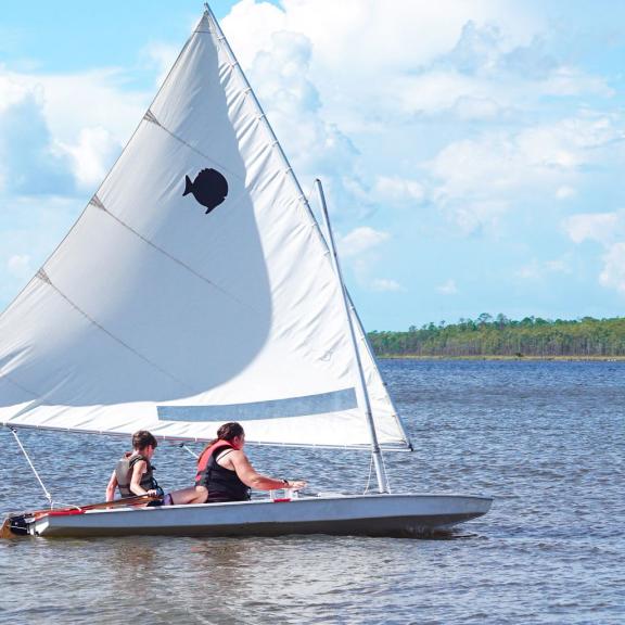 Family Sailing Lesson with the Wind and Water Learning Center in Orange Beach