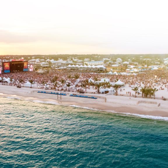 Sand in My Boots Fest aerial view