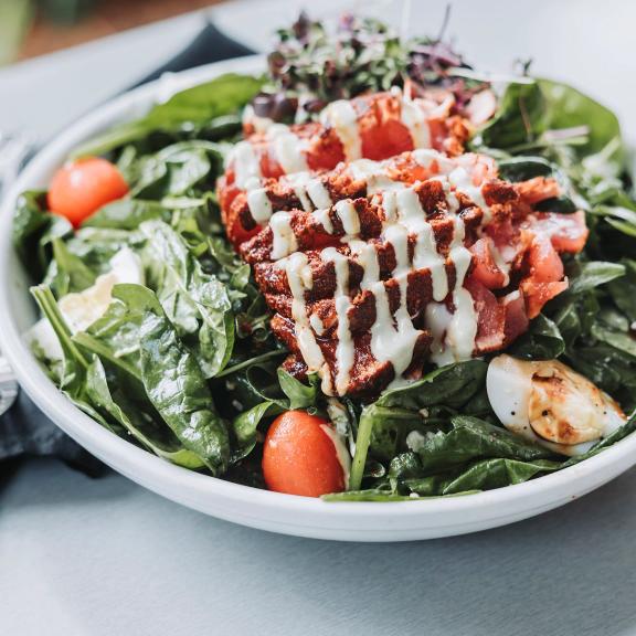 Tuna poke salad at Shipp's Dockside Grill in Orange Beach