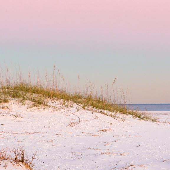 Beautiful sunset on Alabama's Beaches
