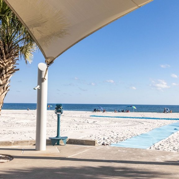 Gulf Place wheelchair accessible beach in Gulf Shores