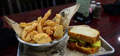 Luna's Orange Beach Al pimento cheese sandwich