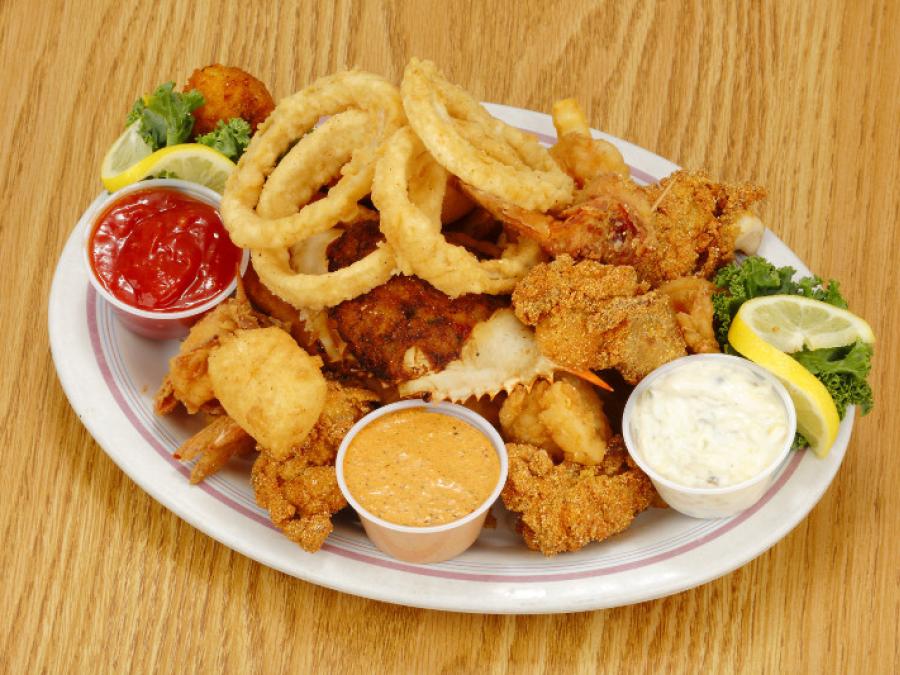 Fried Seafood Platter King Neptune's Gulf Shores Al