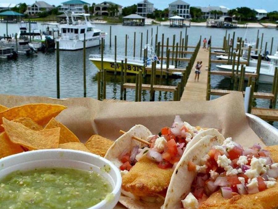 Flora Bama Yacht Club Fish Tacos Orange Beach AL