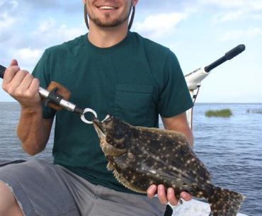 Flounder orange beach