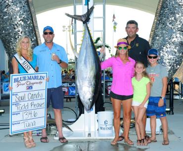 marlin weigh in at the Wharf Orange Beach AL