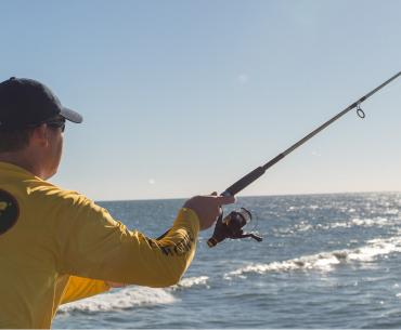 Pier fishing in Gulf Shores, AL